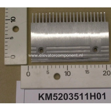 Aluminium Comb Plate for KONE Escalators KM5203511H01